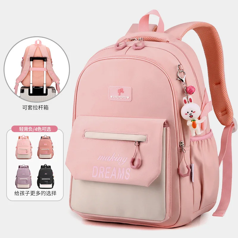 Водонепроницаемые школьные ранцы для девочек, Детский рюкзак для начальной школы, дорожный школьный портфель, 2022