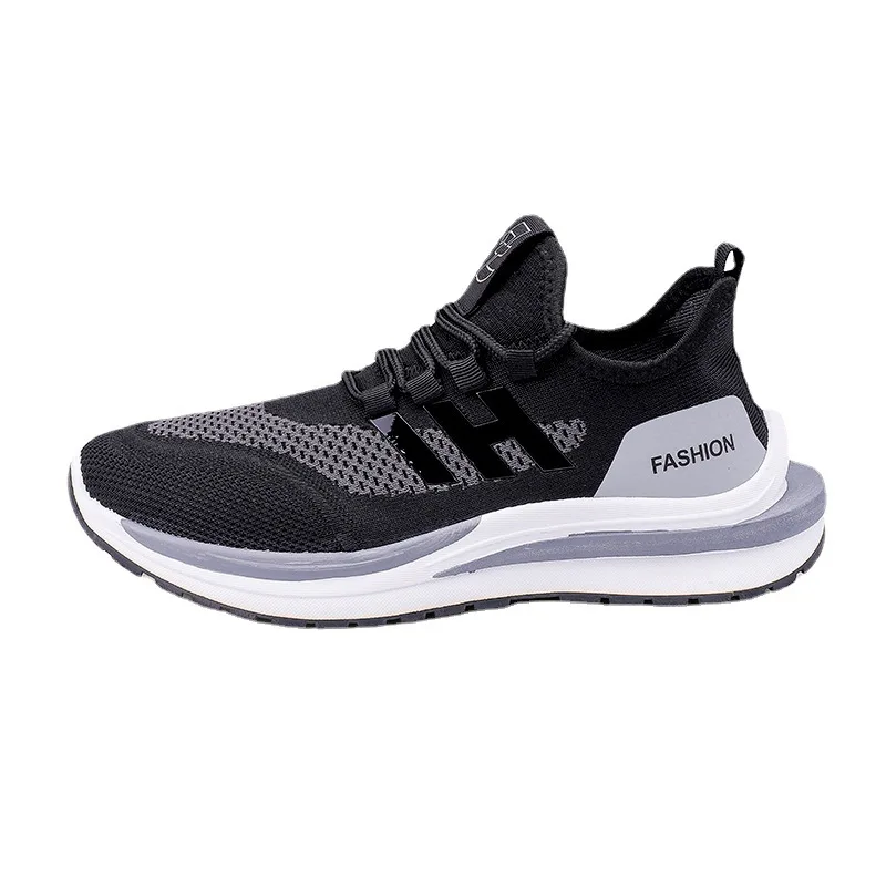 Nice Spring Autumn Man Shoes Lace Up Non-slip Round Toe Light Breathable All-match Fashion Sporty Outdoor Casual Running Shoes