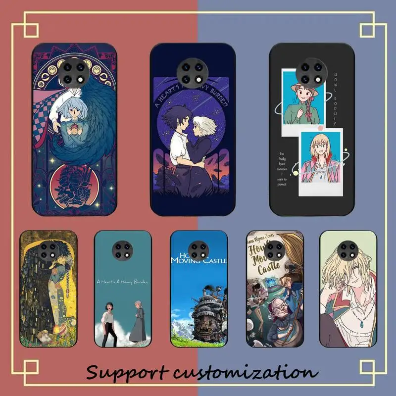 

Anime Howl's Moving Castle Phone Case For Xiaomi Redmi Note 8A 7 5 Note 8pro 8T 9Pro TPU Coque for note 6pro