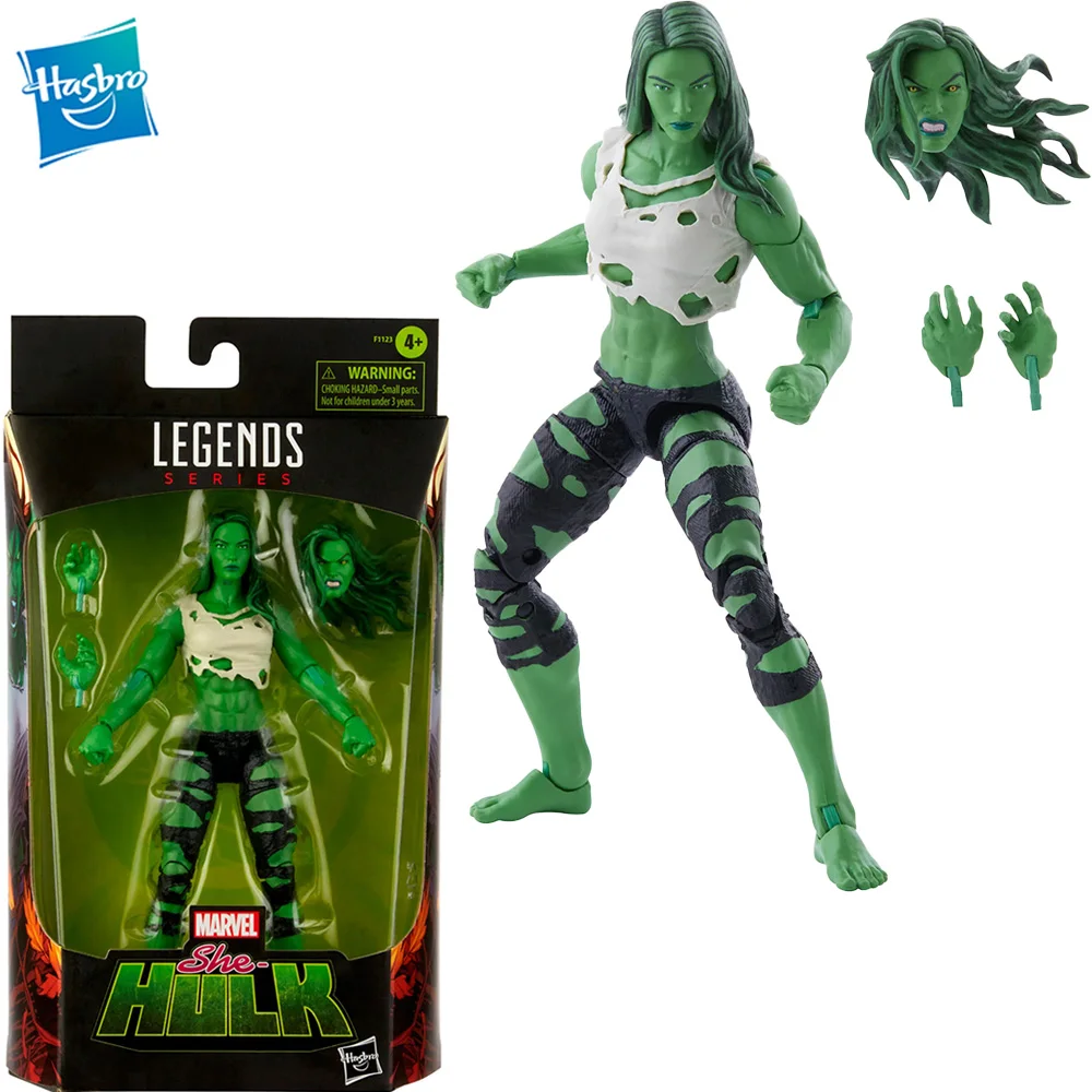 

Original Hasbro 6-Inch Legends Series She-Hulk 3 Accessories Action Figure Collectible Model Toy Gift F1123