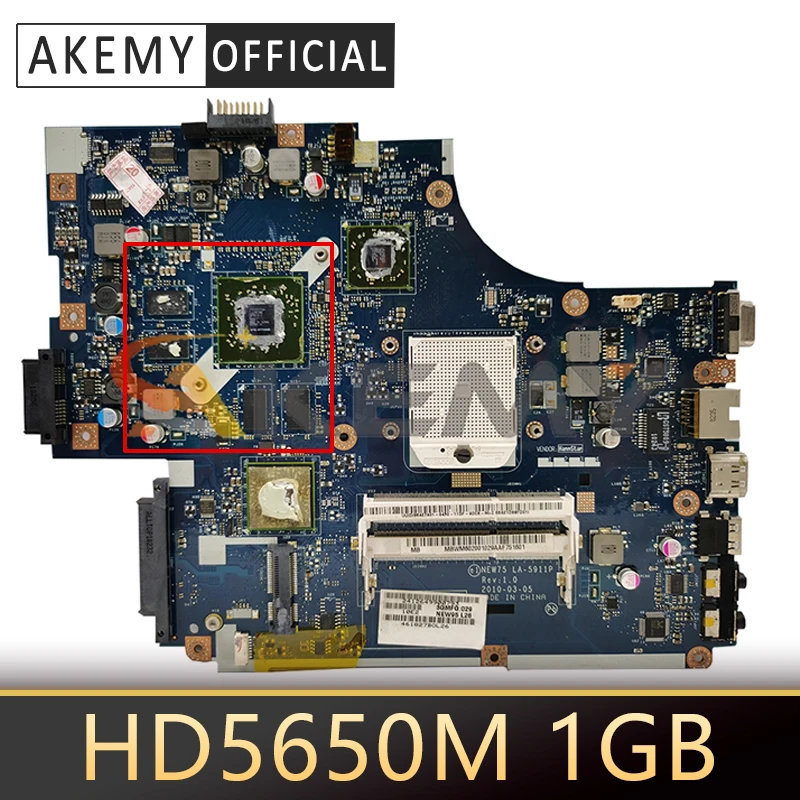 

NEW75 LA-5911P MB MBPUU02001 For Acer 5551 5551G 5552 5552G Laptop Motherboard HD5650M 1GB 100% Fully Tested