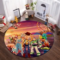 disney mickey minnie mouse rug children baby kids girls crawling game mat round living room carpet indoor welcome soft mat gift