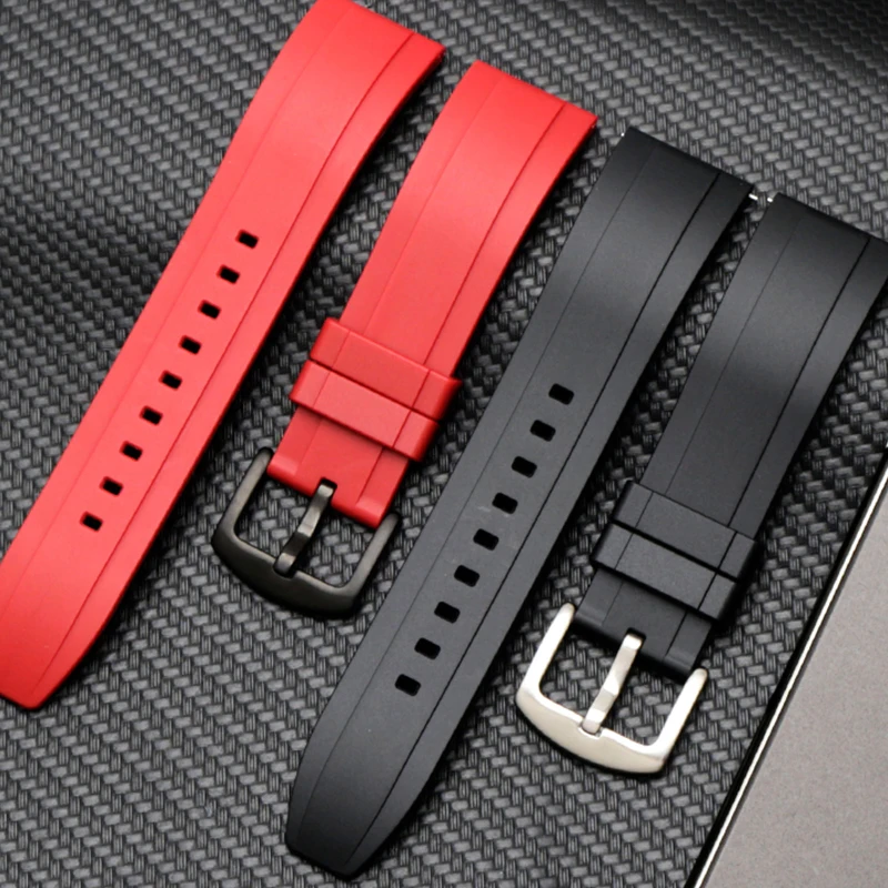 For Seiko IWC Watch straps Rubber 20mm 22mm 24mm Watchbands TPU Dust-proof watch Bracelet Accessory TPSIV Silicone Watch band