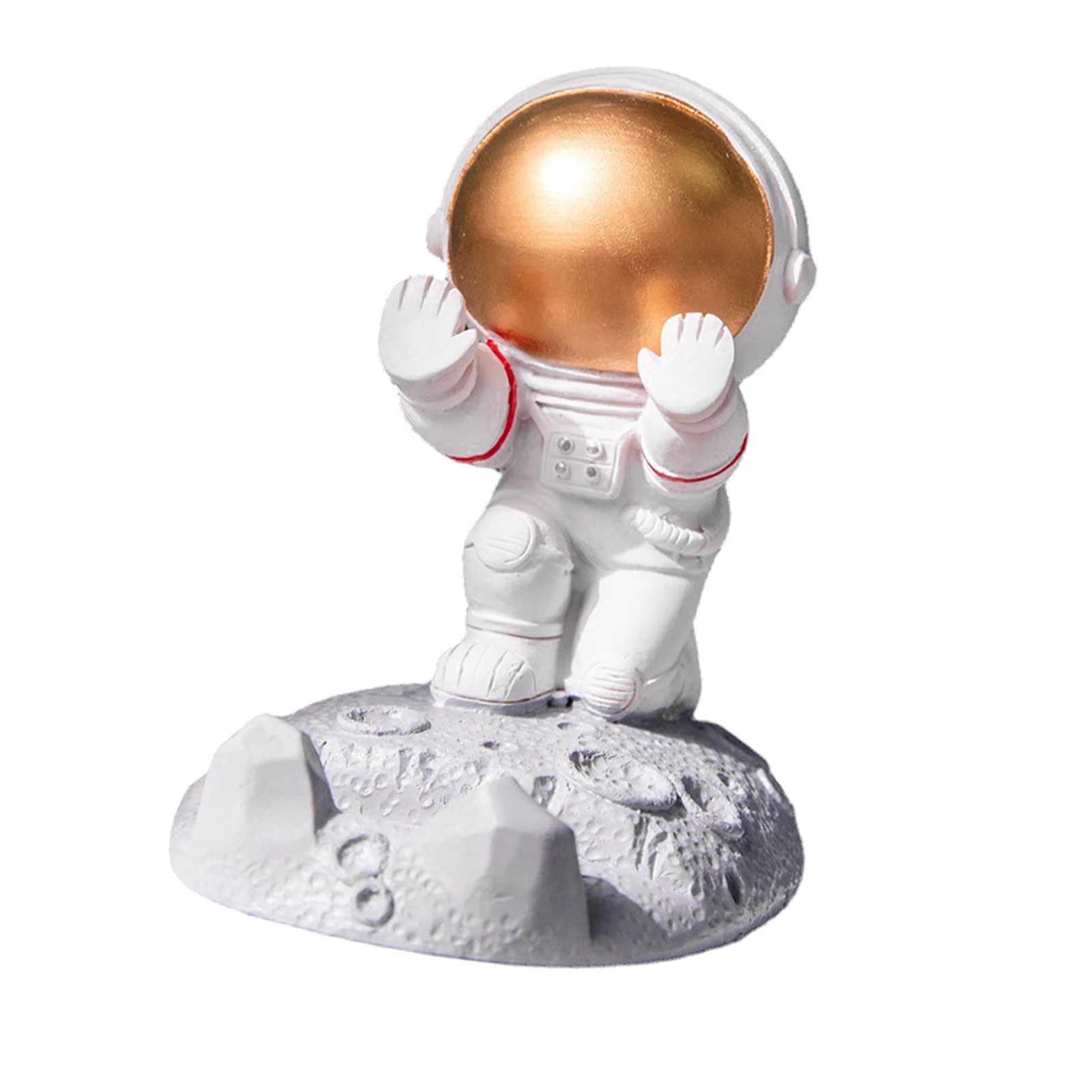 

Astronaut Phone Holder Spaceman Cell Phone Mount Multifunctional Spaceman Smartphone Stand For Office And Home Creative Funny