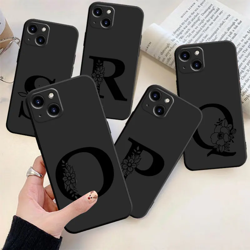 

Silicone Phone Case for OnePlus NORD CE2 CE N10 N100 10 9 8 7 8T 7T Pro Protective Fundas Cover Coque Letters-O~U