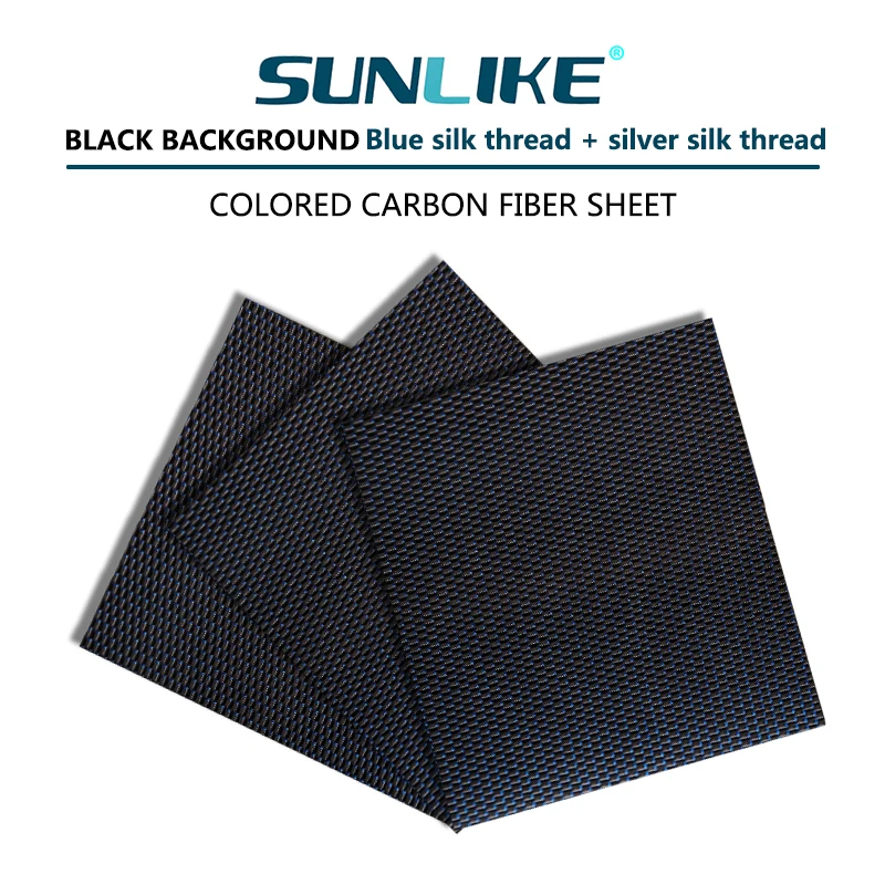 

195x240 мм 3K лист из углеродного волокна с цветным покрытием, синий и синяя резьба, плетение, глянцевая матовая поверхность, панель из углеродно...