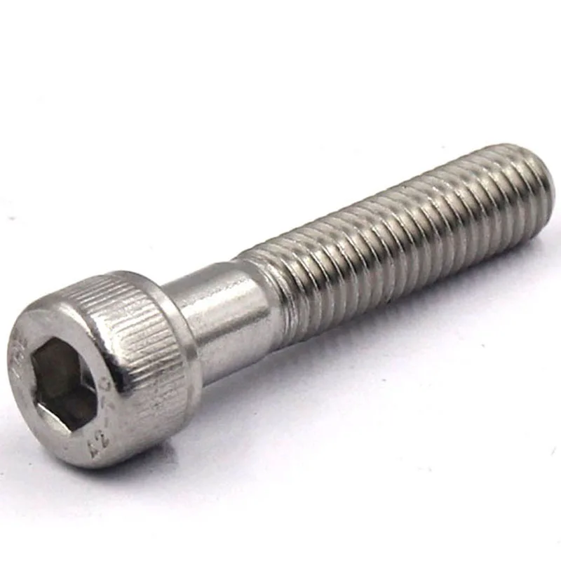 

5-10Pcs/Bag SUS316 DIN912 Half Thread Hex Socket Cap Screw M6-M12