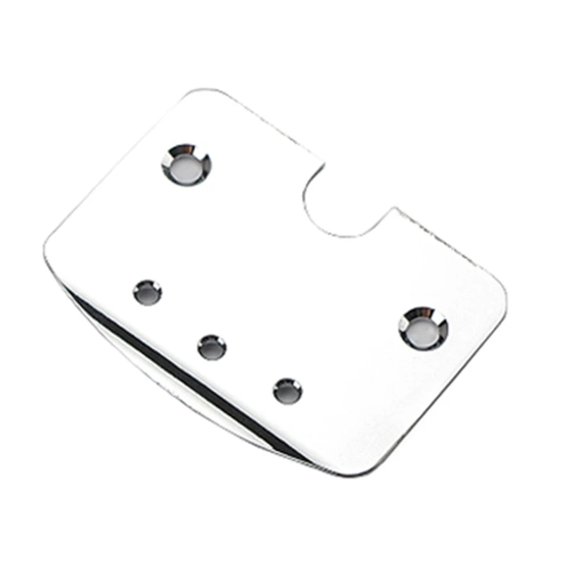 

Metal 3 String Electric Bass Guitar Bridge Guitar Tailpiece Silver Color