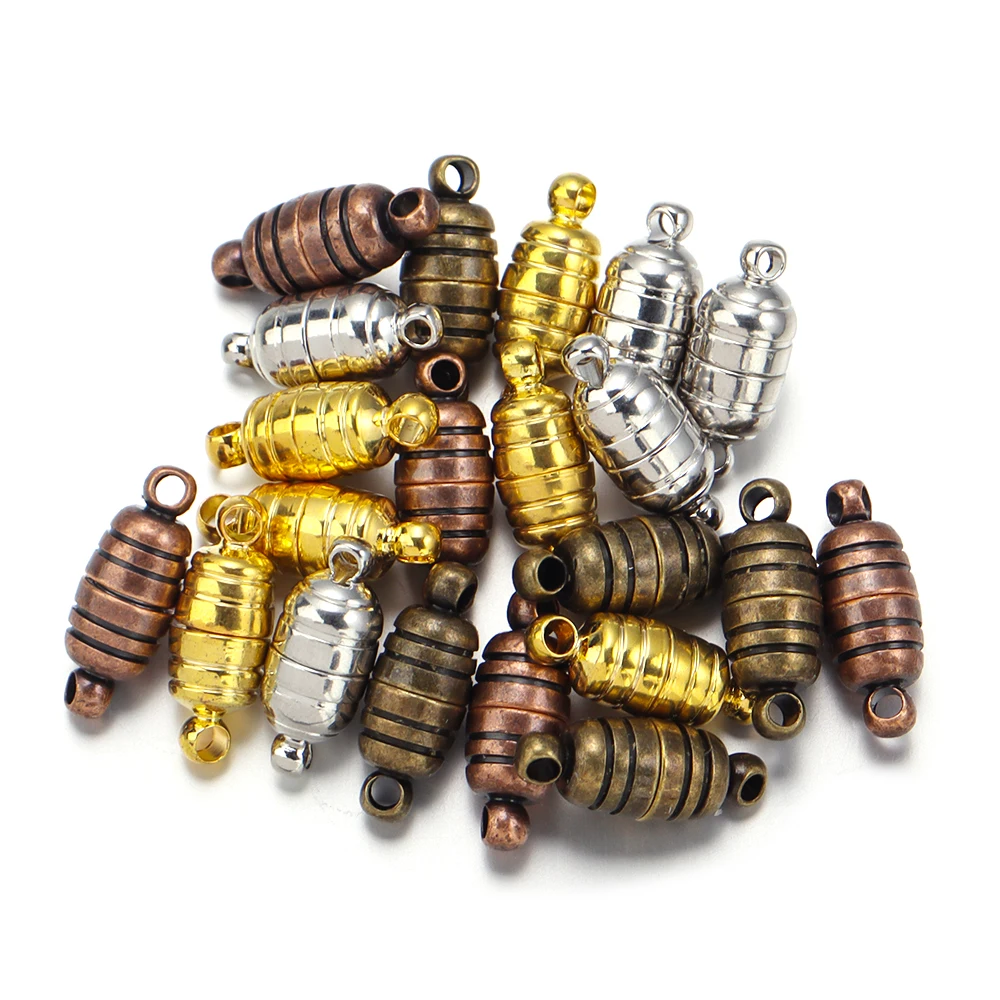 5 компл./лот медные сильные магнитные застежки металлические круглые пряжка