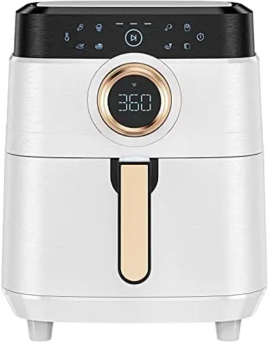 

Fryer, Airfryer Oven Large Air Fryer 1700W 8-in-1 with Touch Screen Air Fryers Detachable Dishwasher Safe Nonstick Basket Freido