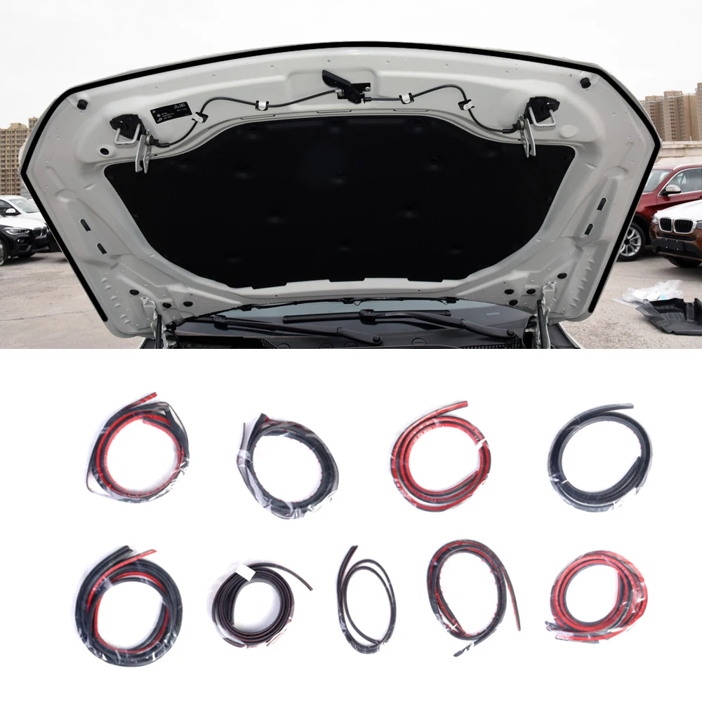 

Car Accessories Pre-cut Seal Strip Sticker Hood Weatherstrip Rubber Sound Insulation For BMW 5 Series GT (F07) 2013-2017 Year