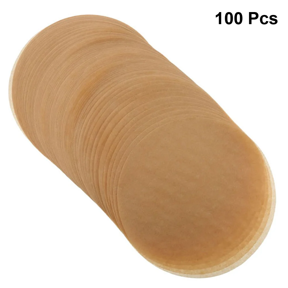 

Paper Bakingliners Parchment Round Sheets Liner Wax Wrapping Resistant Grease Rounds Sheet Steamer Buttergrilling Oven Tray