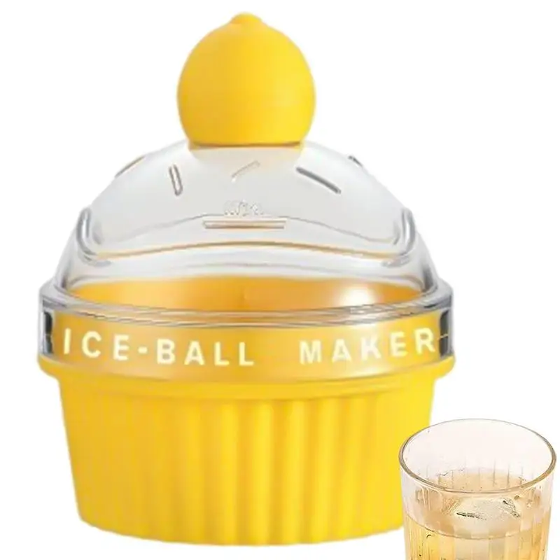 

Ice Ball Mold Non-stick Round Ice Cube Mold With Lid Ice Cube Mold Easy Release Ice Cube Crushed Ice For Chilling Whiskey