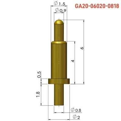 RTLECS Pogopin разъем для аккумулятора GA20-0xX-XX