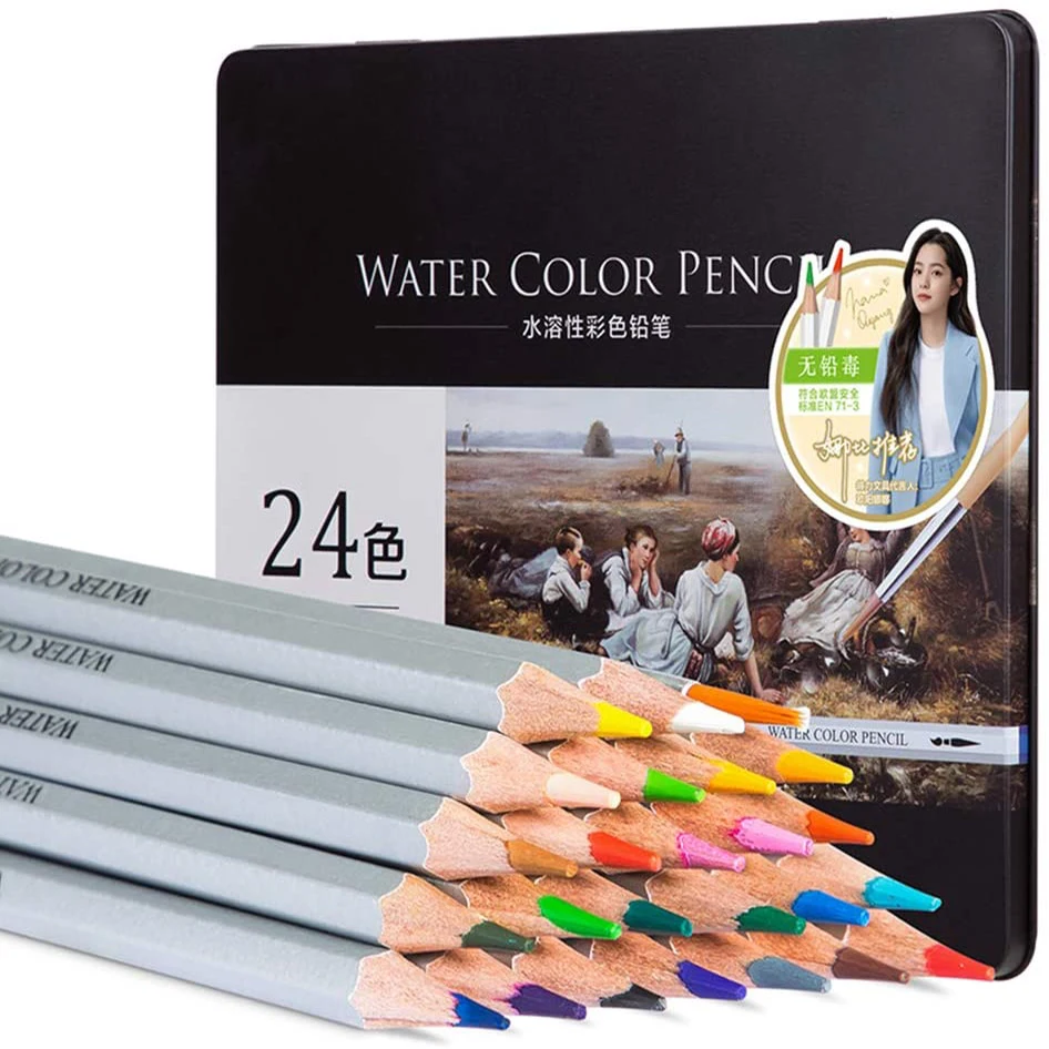 

Watercolor Pencil Set of 72 Colored Pencils Pencils Presharpened Soft Core Art Drawing Pencils for Coloring Sketching Painting