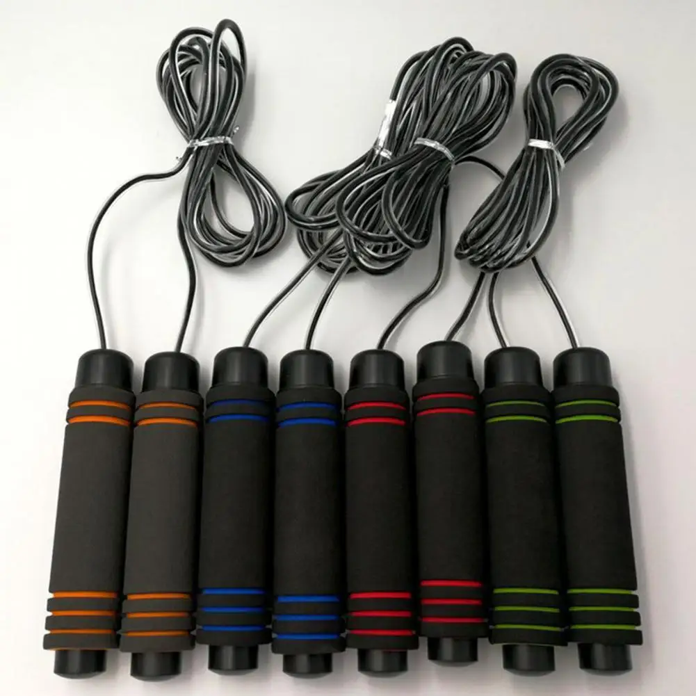 

Smooth Spinning Sweat-absorbent Handle Keeping Fit Training Skipping Rope for Workout