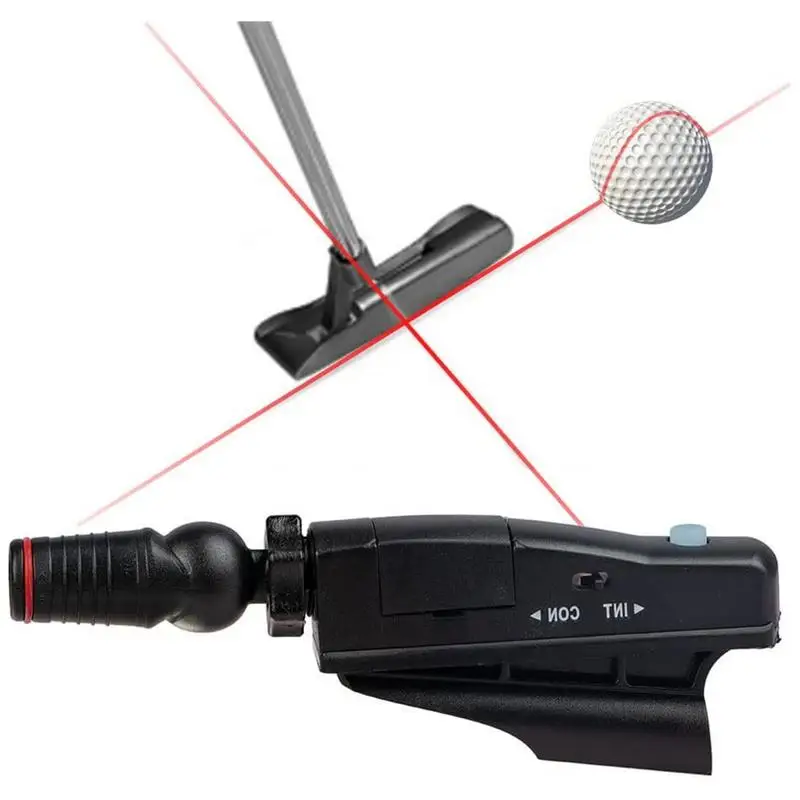 

Portable Golf Putter Sight Golf Lasers Putting Trainer ABS Golf Putt Putting Training Aim Improve Line Aids Corrector Tools