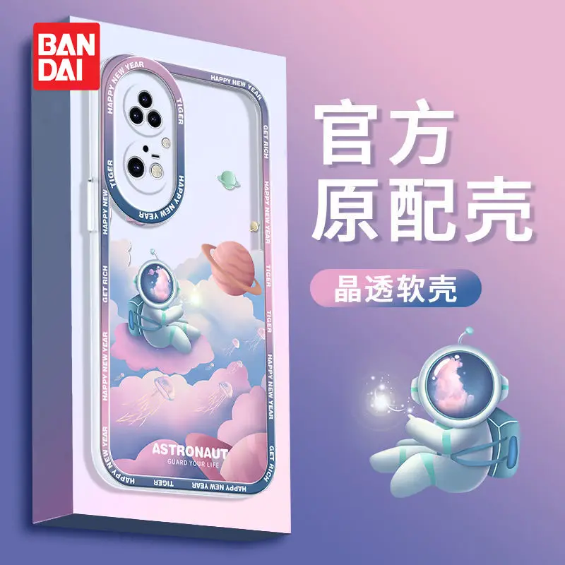 

Bandai Disney Huawei p50 mobile phone shell p40pro + Caiyun astronaut p30 men's anti-fall p20 transparent ultra-thin soft shell