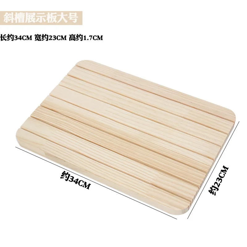 Jewellery Making Supplies Earring Organizer Ring Display Stand Jewelry Wood Earring Hoder Jewellery Packaging Ring Case