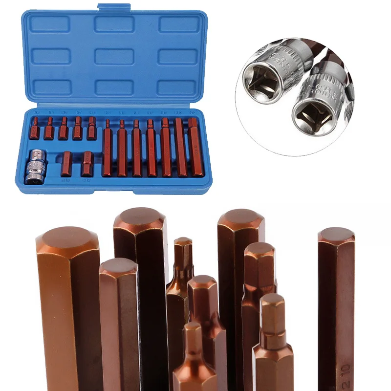 15 шт. шестигранная отвертка 1/2 дюйма