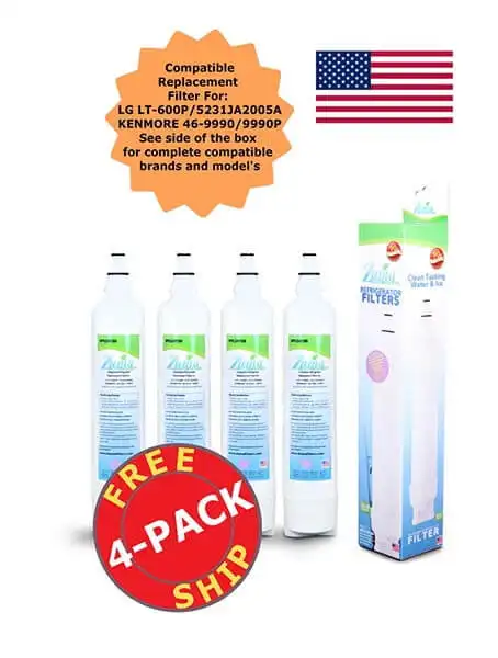 

Filters™ Refrigerator Water and Ice Filter compatible with ® 5231JA2006F-S (4 ) OPFL2-RF300