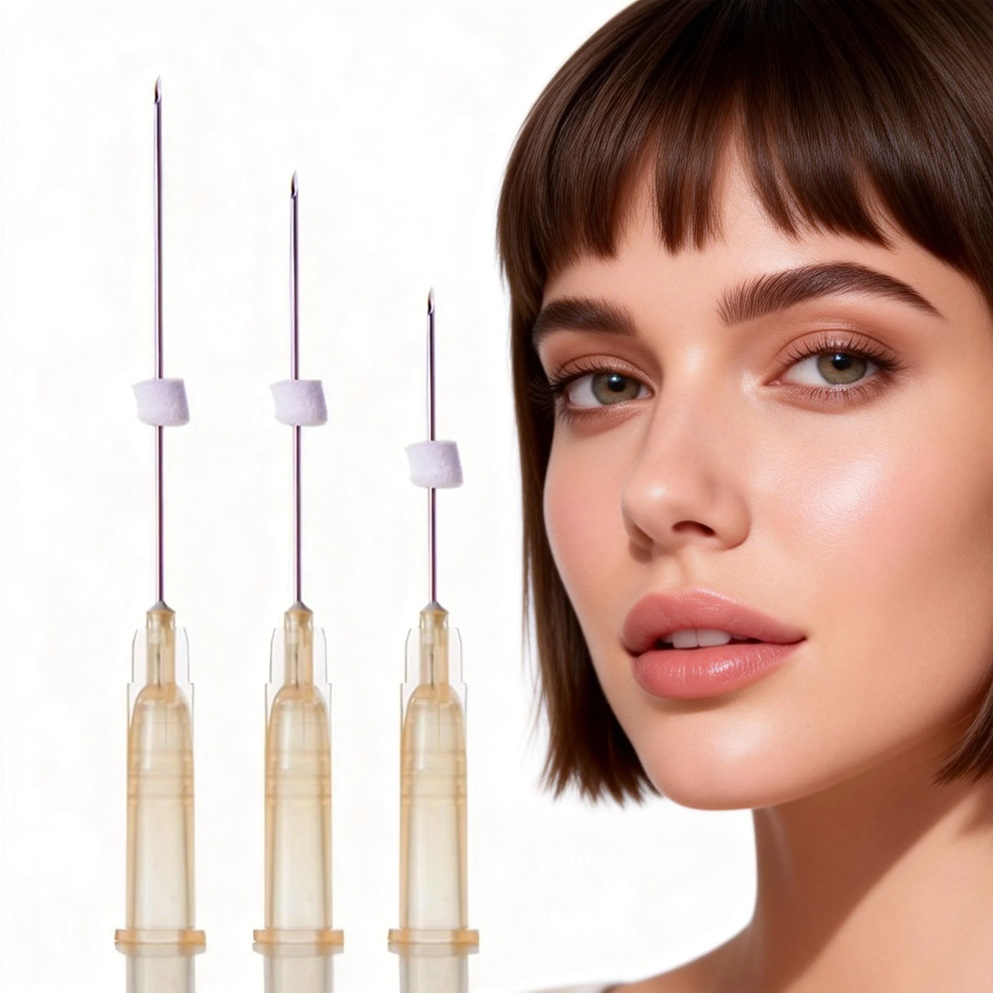 Фото Одинарные лифтинг-нити PDO 30G13мм, 27G38мм, 29G38мм, 50 шт./упак. для подтяжки лица, омоложения и лифтинга №4