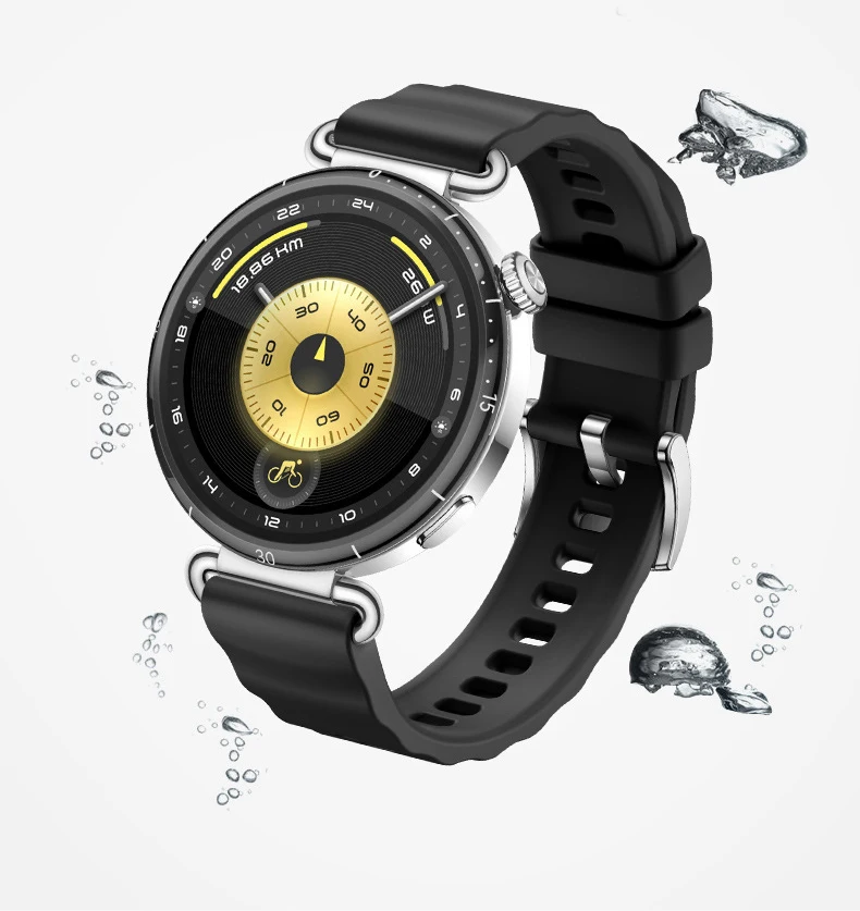 Фото Официальный ремешок подходит для Huawei Watch GT6 41 мм, быстросъемный силиконовый ремешок с кнопкой для Huawei Watch 5/GT5pro 42 мм GT5 GT4 41 мм №5