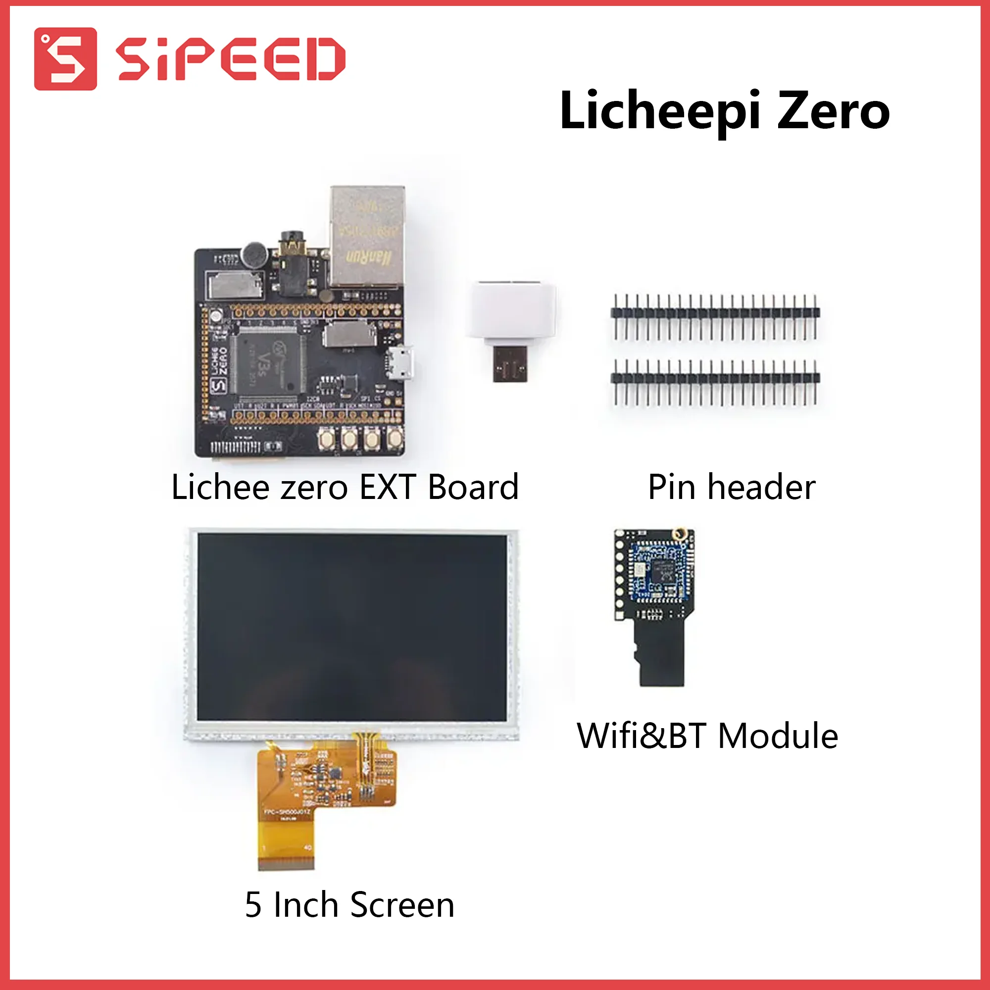 Фото Sipeed Lichee Zero V3S Макетная плата Linux Стартовая основная плата ARM Cortex-A7 Core №1