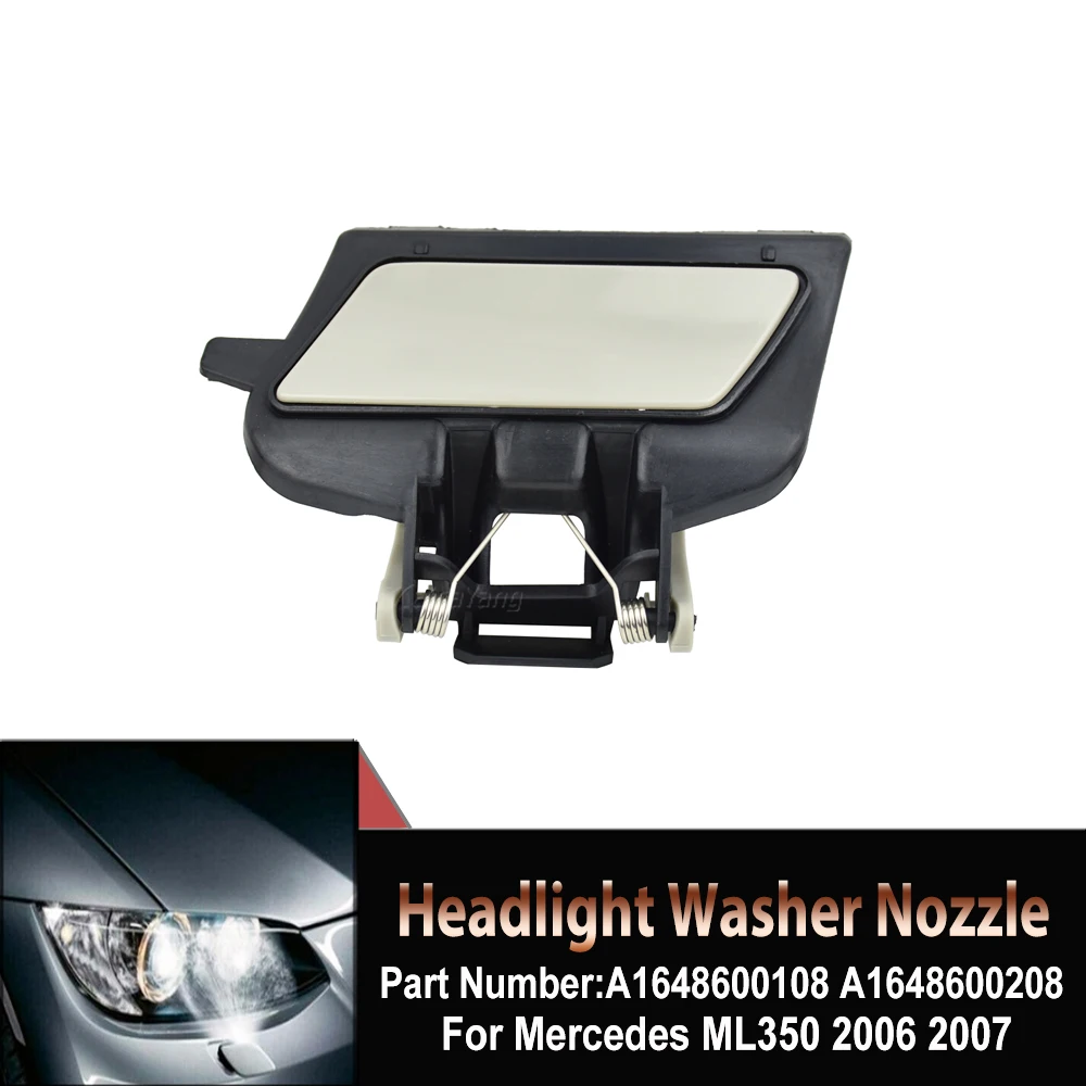 

For Mercedes Benz W164 [2005-2011] SUV Car Front Bumper Headlight Washer Cover With bracket OEM No. A1648600108 A1648600208