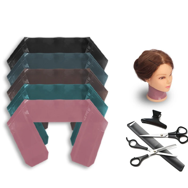 

Hairdressing Haircut Neck Cape Wrap Salon Collar Shield Waterproof Barber Hair Coloring Cutting Shield Hairdresser Wrap Cover