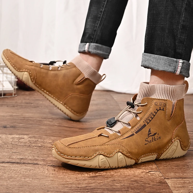 Кожаная обувь Повседневная деловая для мужчин Платье Кроссовки Tenis De Hombre