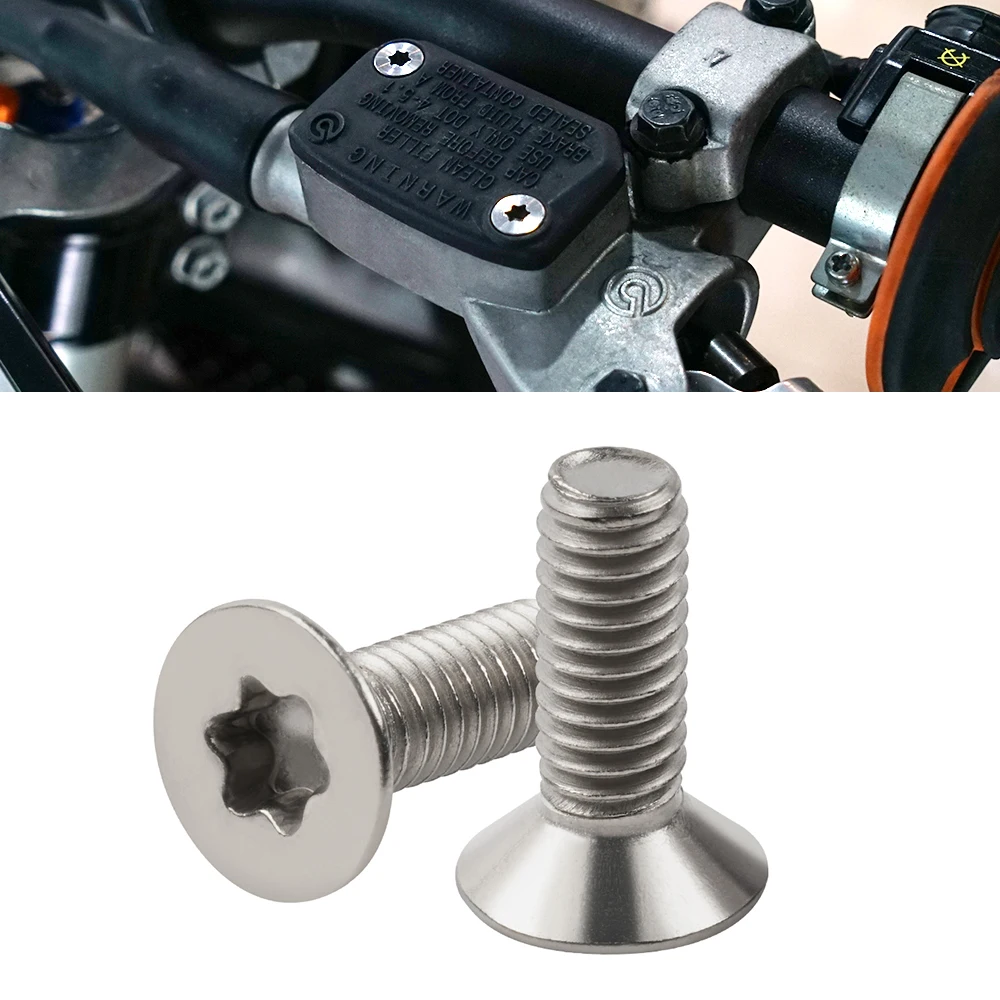 M4 * 12 винты для крышки резервуара переднего тормоза для KTM EXC SX Φ 125-530 Suzuki RM80 85 125 250 RMZ RMX 250 DR250R