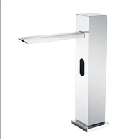 bathroom square column countertop faucet automatic sensor soap dispenser