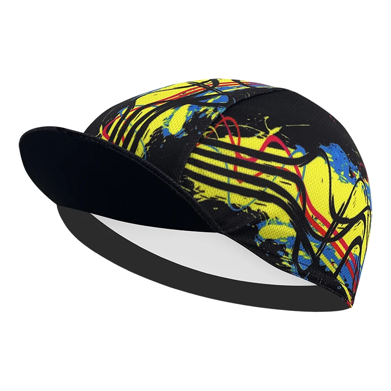 Классическая велосипедная шапочка поглощение пота из полиэстера цветные