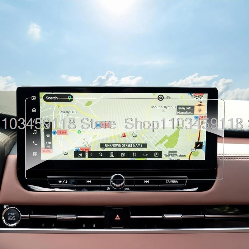 

Защитная пленка из закаленного стекла для Mitsubishi Outlander 2025 2026, 12,3-дюймовая автомобильная радиостанция, GPS-навигация, пленка против царапин