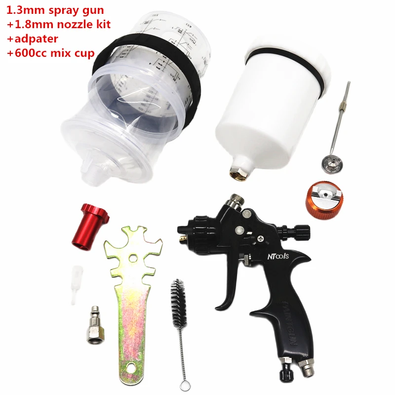 1 3 мм Автомобильный пистолет-распылитель с насадкой краски для автомобиля соплом