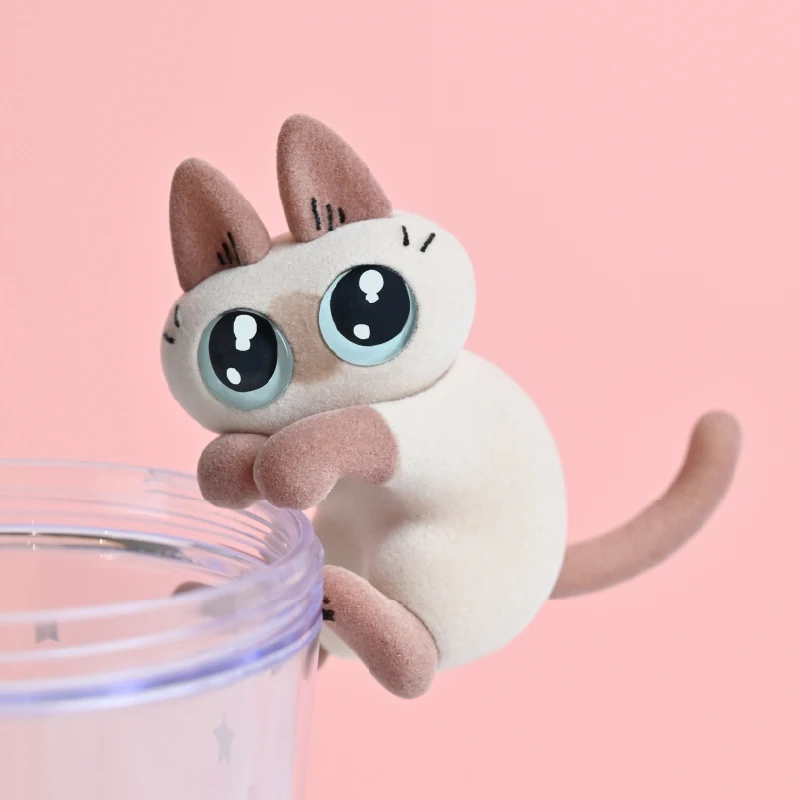 

Siamese Cat Bean Puree Blind Box Mystery Surprise Box Caixa Sorpresa Toy Girls Anime Figures Cute Model Birthday Gift Guess Caja