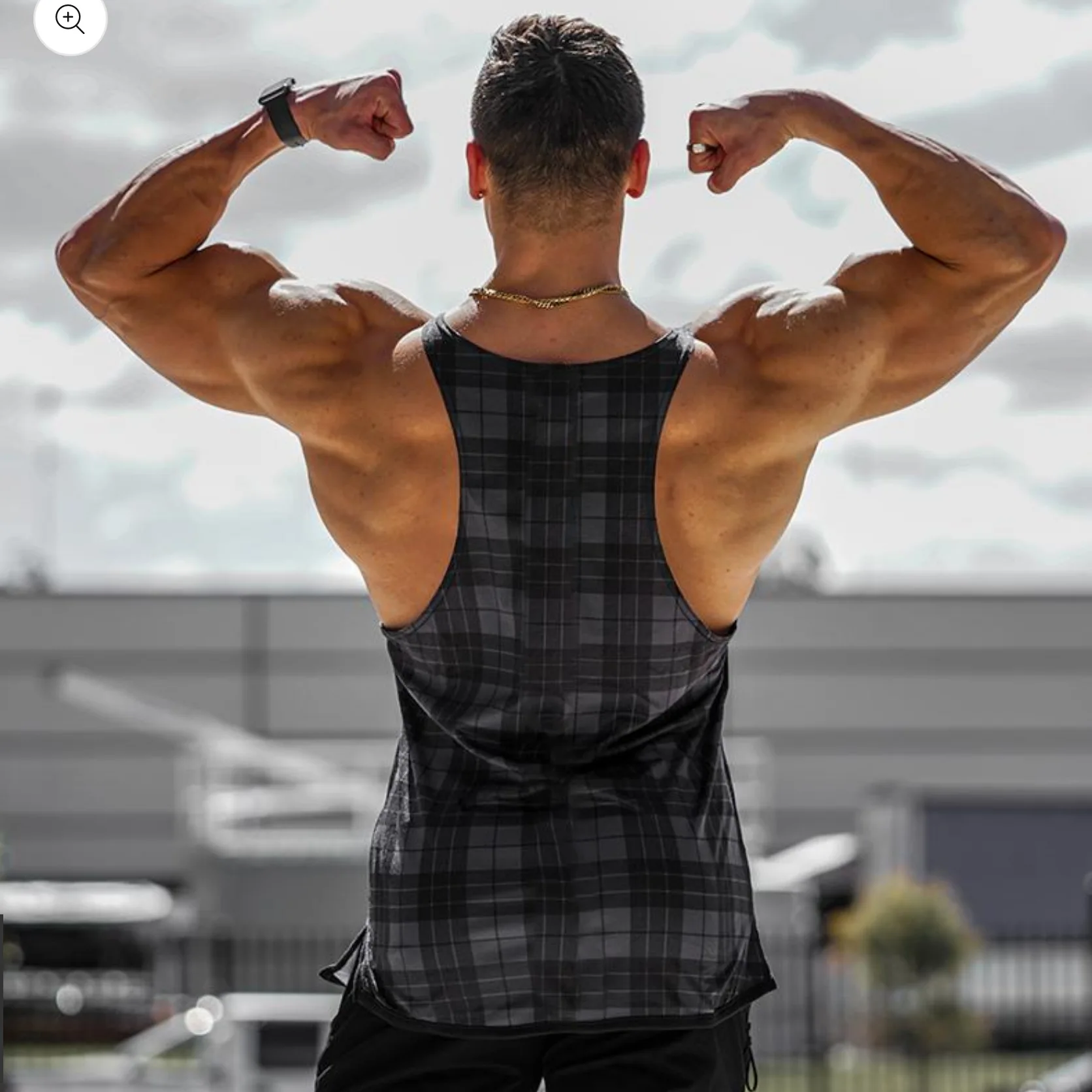 Новинка мужская спортивная майка для фитнеса быстросохнущая сетчатая