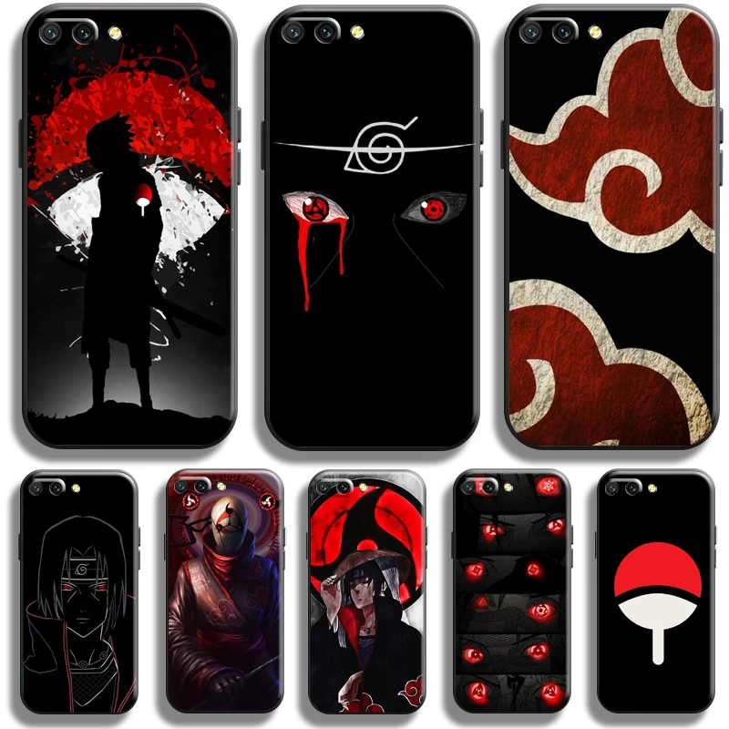 

Naruto Akatsuki Uchiha Itachi Phone Case For Huawei Honor 10 10i 9 9A Honor 10X 9X Lite Pro TPU Funda Soft Back Black
