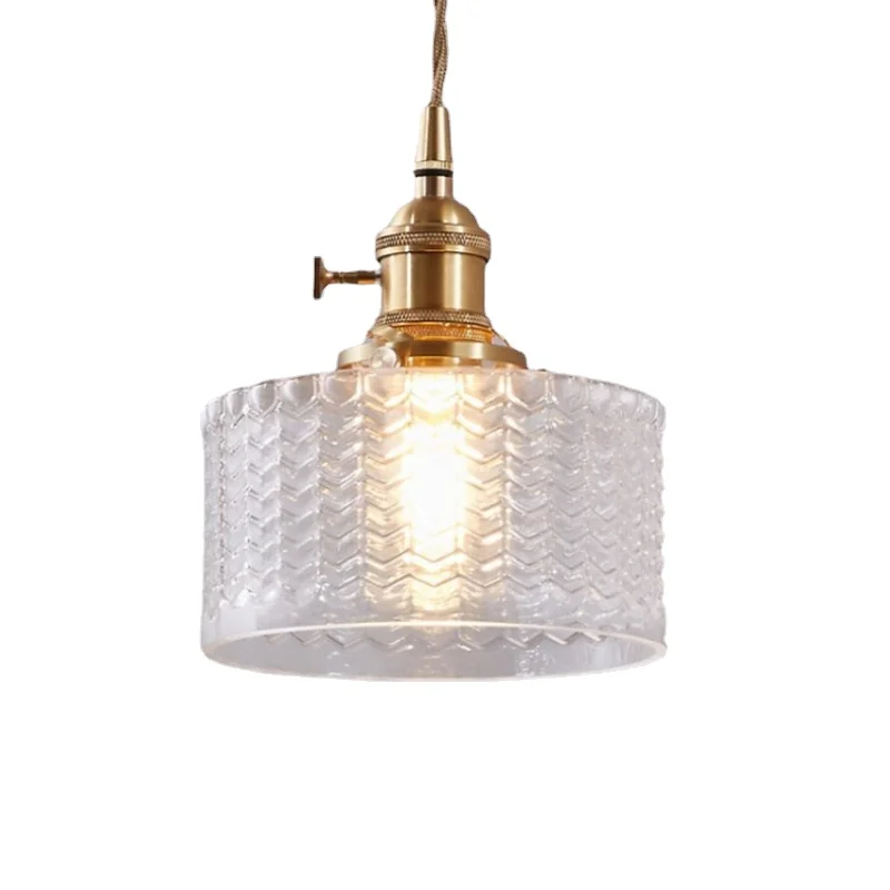 

Northern Europe Simple Glass Pendant Lights Parlor Study Bedroom Dining Room Hanging Lamps E27 Bulbs Light Fixture LED Lighting