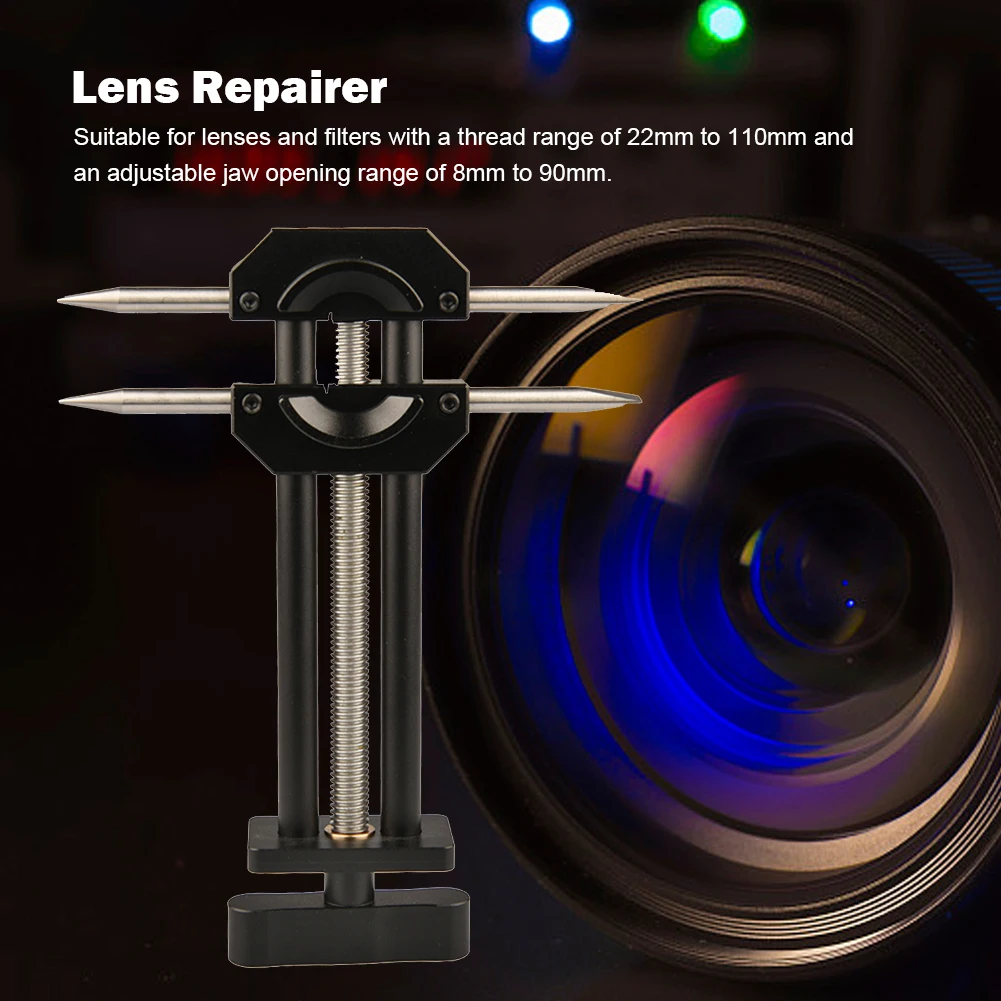 

Universal Camera Lens Filter Repair Tool Kit Stainless Steel Adjust Tool For Threaded 22mm To 110mm Lens Trim Accessories