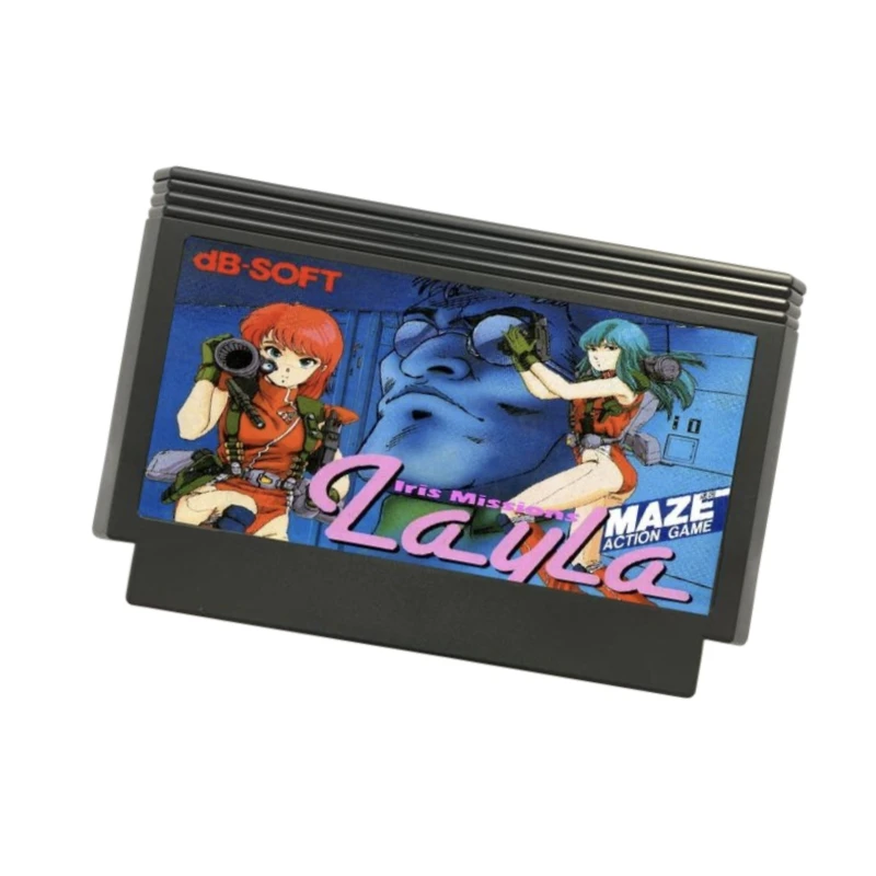 

LayLa The Iris Missions Game Cartridge for FC Console 60Pins Video Game Card