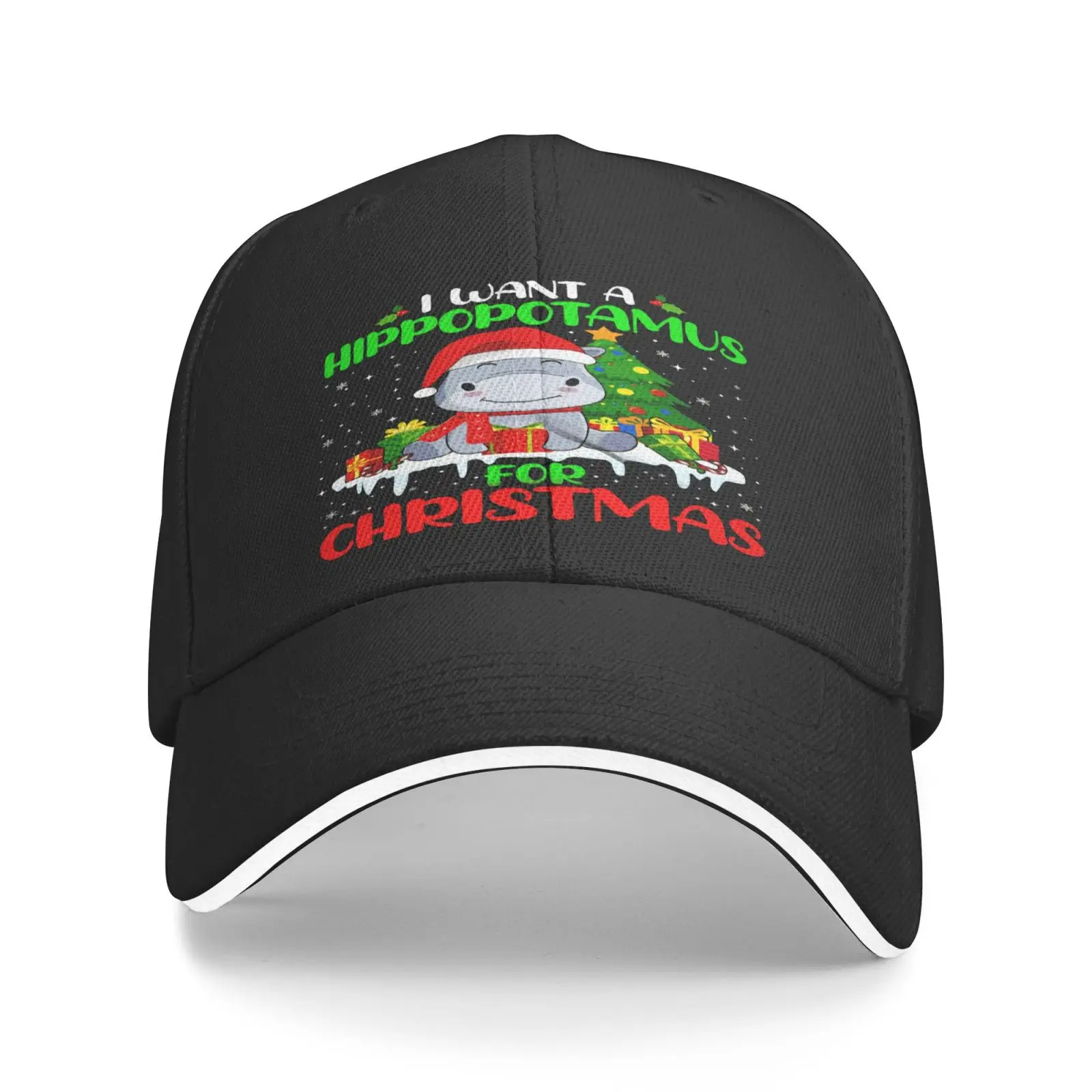 

I Want A Hippopotamus For Christmas 5578 Men's Caps Cap Male Russian Hat Streetwear Beach Designer Hat Hat Men Cap Women's Cap