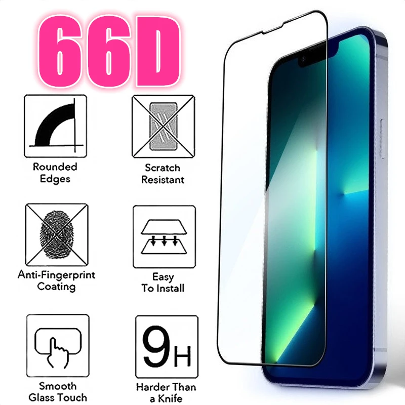 

Защитное стекло, закаленное стекло для iPhone 13 12 11 Pro Max Mini XR X XS MAX