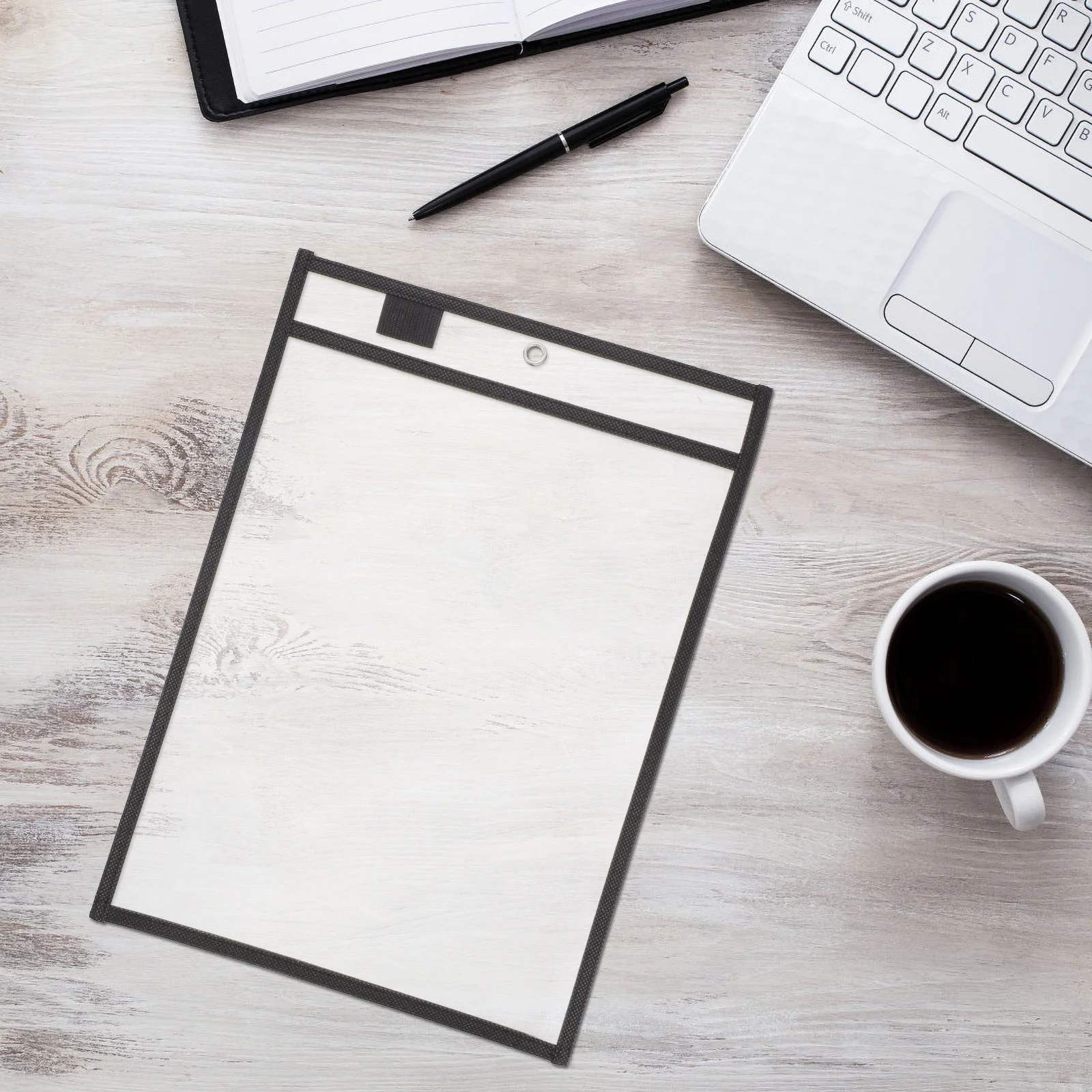 

6 PCS Clear Pocket Sleeves Teaching Supplies PVC Sewing Bag Double Needle Child