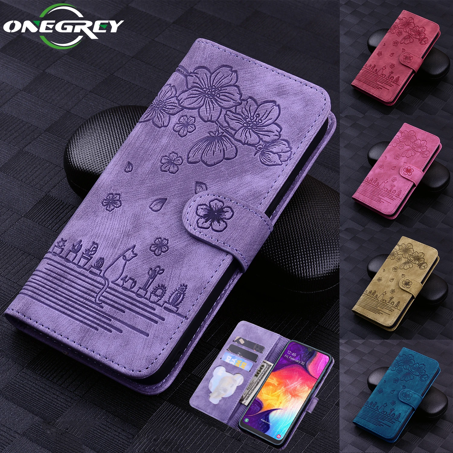 

Кожаный чехол-книжка для Samsung Galaxy A53 A33 A13 A03S A52 A32 A22 A12 A71 A51 A50 A20