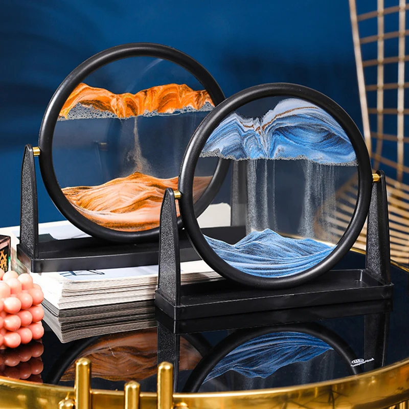 

1 шт., декоративные песочные часы с поворотом на 360 градусов