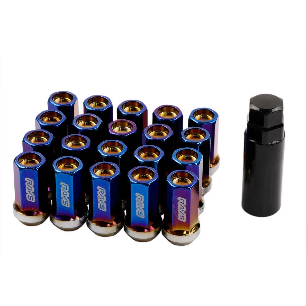 Новинка голубые Колесные гайки из алюминиевого сплава A7075 бренда брюнт колесные