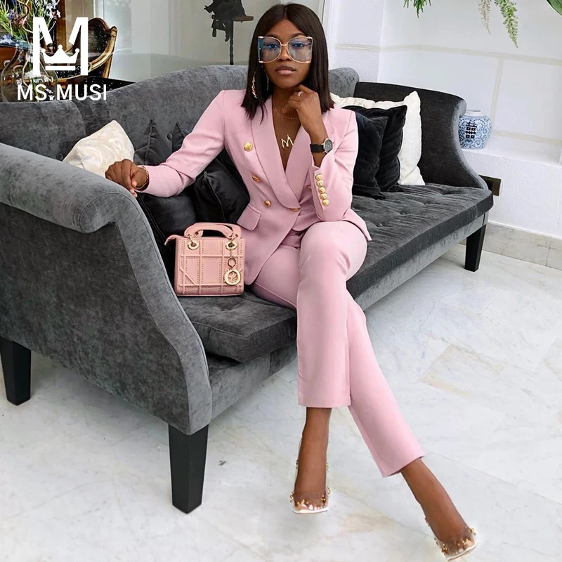 Новинка 2023 соблазнительный однотонный комплект MSMUSI из двух предметов облегающий