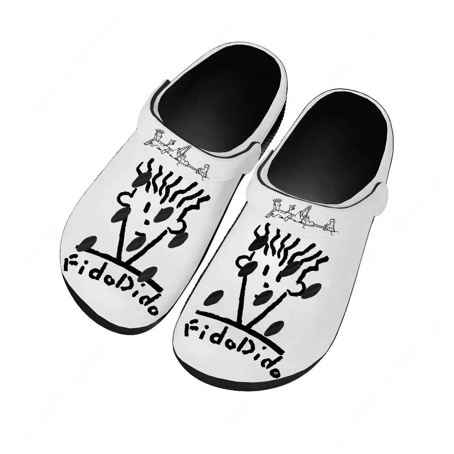 Фото Сандалии Fido Dido для женщин и подростков, модные домашние тапочки для воды, высококачественные дышащие летние пляжные шлепанцы с отверстиями. №2